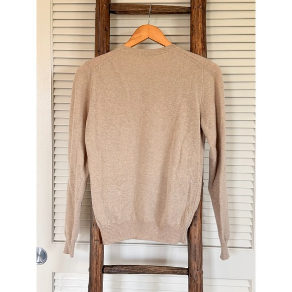 United Colors of Benetton Merino Wool Crewneck Sweater Classic Knit Size S - Picture 3 of 4